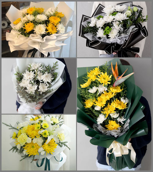 山西忻州五台县沟南乡南神坡村白事花束代送
